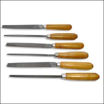 File Set With Wooden Handle